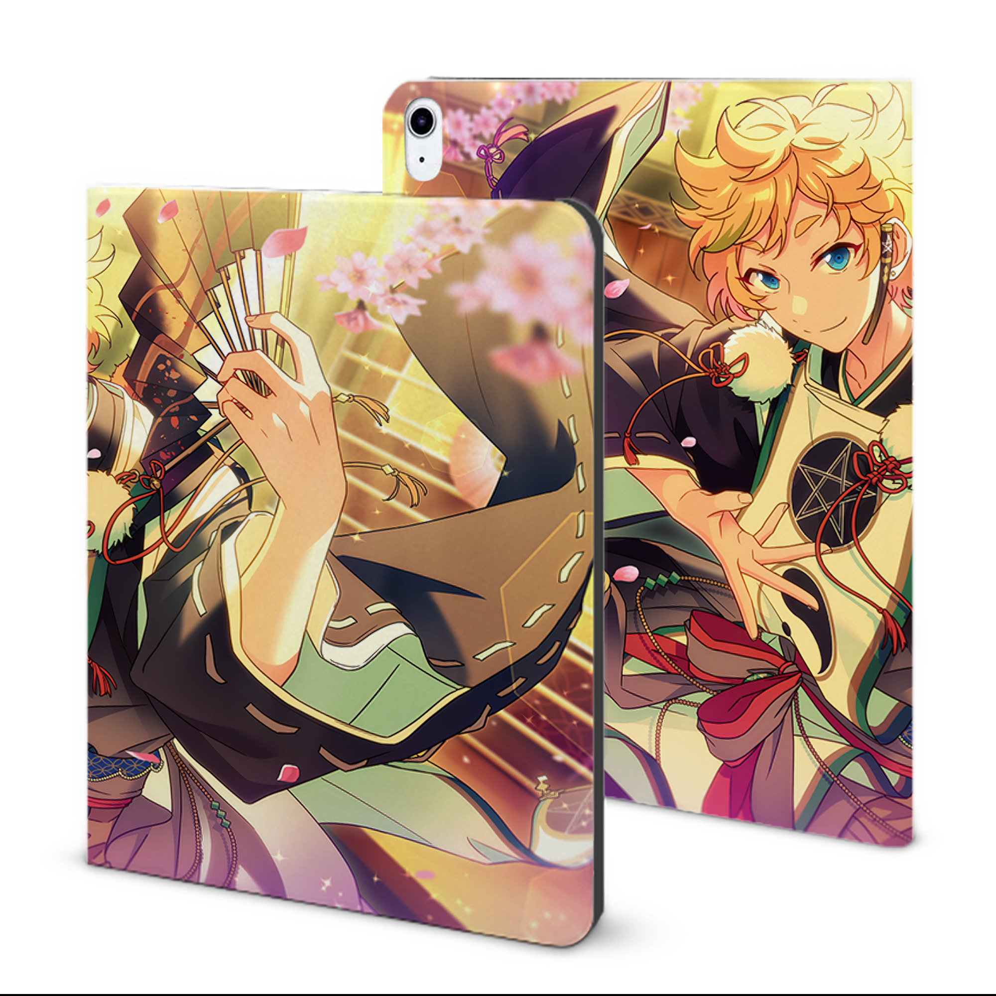 （画像用） あんさんぶるスターズ! Ensemble Stars IPad ケース ブック型 PUレザー TPU 耐衝撃 軽量 薄型 ペン収納なし 全面保護 IPad 各モデル対応